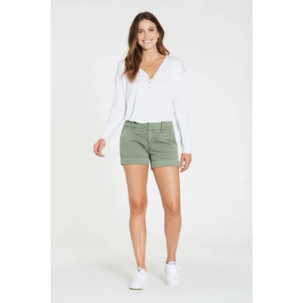 Dear John Women's Hampton Comfort Shorts Green Sz 33
